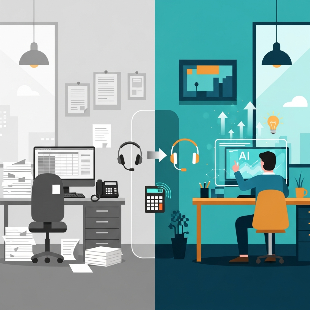 AIでホワイトカラーの仕事はなくなるのか？――コールセンター・事務職の未来と経営者の選択 - コラム - 補助金さがすAI