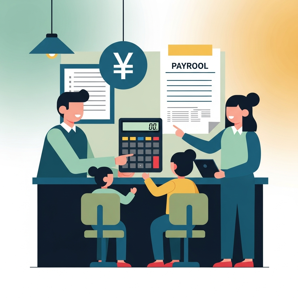 家族従業員の給与・労務管理と助成金｜個人事業主の人件費最適化ガイド