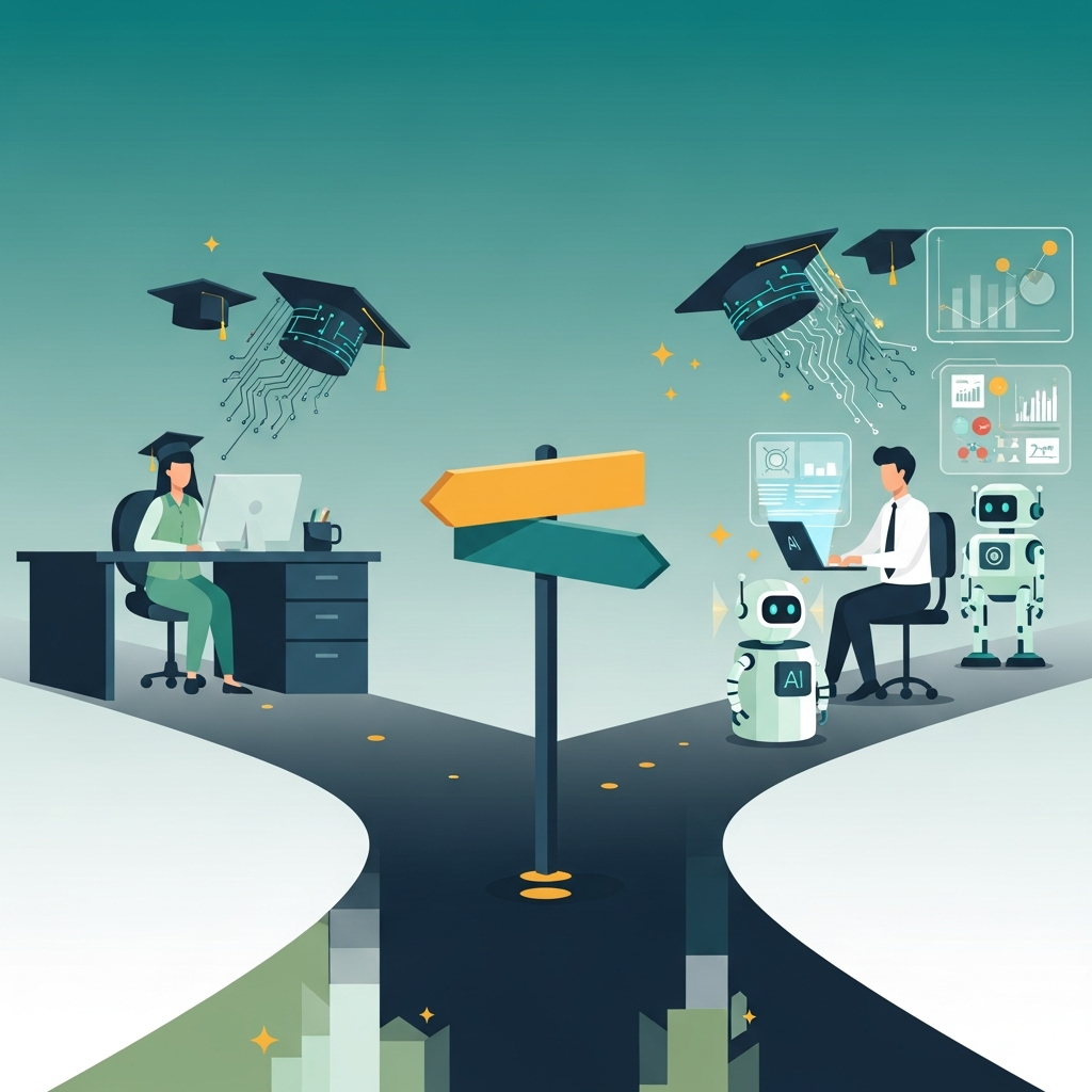 「新卒は必要か」AI時代に問い直す ― 採用を減らす企業と仕組みを再発明する企業の分岐点 - コラム - 補助金さがすAI