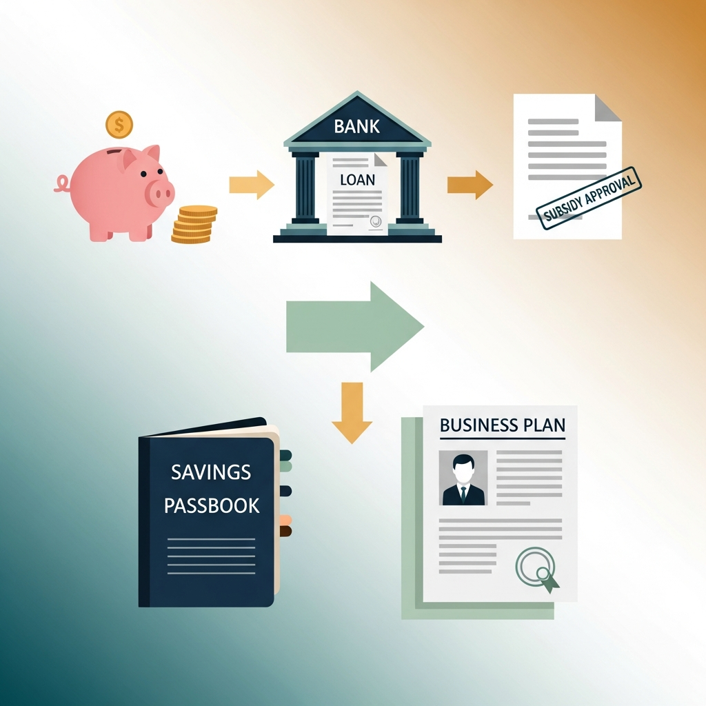 お金の借り方・創業資金の貯め方を徹底解説｜開業前に知っておくべき資金調達の全手順 - コラム - 補助金さがすAI